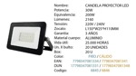 Reflector Led Blanco 30w Bajo Consumo Alta Potencia Exterior