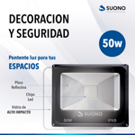 Reflector Led 50w  Alta Luminosidad Bajo Consumo Exterior