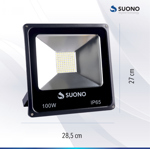 Reflector Led Blanco 100w Led Alta Potencia Ext Ip65 Canchas