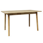 Mesa Comedor Cocina Brescia Madera Haya Maciza 130x80 Cm