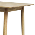 Mesa Comedor Cocina Brescia Madera Haya Maciza 130x80 Cm