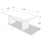 Mesa De Reunión EMC Blanco