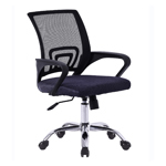 Silla De Oficina Escritorio Ejecutiva Lumbar Tampa Negro Niviko