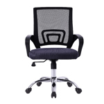 Silla De Oficina Escritorio Ejecutiva Lumbar Tampa Negro Niviko