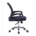 Silla De Oficina Escritorio Ejecutiva Lumbar Tampa Negro Niviko