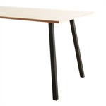 Mesa De Comedor 160 X 90 Cm Nordica Hierro Y Madera Paraíso