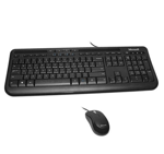 Combo Teclado Mouse Microsoft 600 Desktop APB-00004 Español Negro