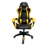 Silla Gamer Ergonómica Constrictor - Lampalagua Amarilla Color Amarillo