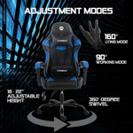 Silla Gamer Argomtech Ergo Gx5 De Escritorio Ergonómica Azul