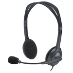 Auriculares Logitech H111 gris