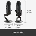 MICROFONO BLUE YETI BLACKOUT