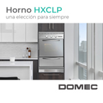 Horno Domec HXCLP, multigas, cajón parrilla, acero inoxidable