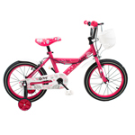 Bicicleta Infantil Rodado 16 Urby Bikes Con Ruedas Inflables Rosa