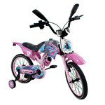 Bicicleta Infantil Rodado 16 Simil Moto Frozen Disney