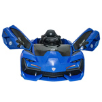 Auto Deportivo A Batería Lamborghini Usb Mp3 Control Remoto Azul