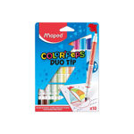 Marcadores Maped Color Peps Duo Tip Doble Punta Fina Gruesa