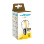 Lampara Led Gota Vintage Macroled 4w Luz Cálida E27 2700K