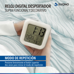 Reloj Digital Colores Led Melodias Alarma Temperatura Fecha