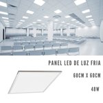 Panel Led 60 X 60 Cm 48w Embutir Frio Candela 4000 Lúm