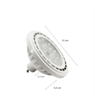 Lampara Led Candela 7309 Ar111 Rosca GU10 12w Luz Fría