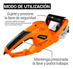 Cortacerco Eléctrico Lusqtoff 550w 51cm Podadora Jardín