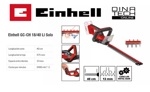 Cortacercos Inalambrico Einhell Gc-ch 18/40 Espada 40cm Poda