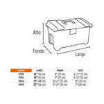 Caja De Herramientas Truper - 16" con Compartimentos