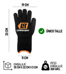 Guantes Alta Temperatura Lusqtoff 400 ºc Largos Protección