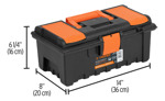 Caja Para Herramienta De 14 Con Compartimentos Truper 11139