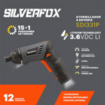 Destornillador Inalámbrico Silverfox 94SDI331P Con Maletín