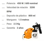 Maquina Para Pintar Lusqtoff Htep100 Equipo Completo 450w