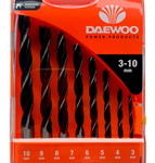 Kit De 8 Mechas Daewoo Dwkit8w Para Madera Tamaños 3 Al 10