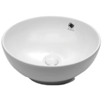 Bacha Apoyo Piazza A013 Redonda 42cm Diámetro Porcelana