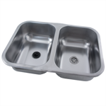 Pileta Bacha Cocina Doble Acero Inox 56 x 37 x 13 DH56