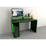 Escritorio Juegos Gamer Mesa Pc Gammer 3047 Xbox Play Negro con Verde