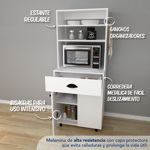 Mueble para Microondas KP50 Blanco