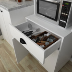 Mueble para Microondas KP50 Blanco