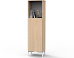 Modular Oslo Los040 1 Puerta 2 Estantes Roble Natural DIELFE