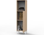 Modular Oslo Los040 1 Puerta 2 Estantes Roble Natural DIELFE