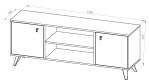 RACK ESC RE140 2P 1E BL/CI DIELFE