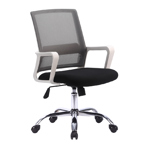 Silla De Oficina Escritorio Ejecutiva Lumbar Boston Blanca Niviko