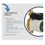 Bomba Presurizadora Rowa SFL Mini RW9 Bronce 0.13hp - 220V