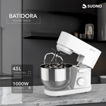 Batidora Planetaria Suono Amasadora 4.5l 3 En 1 Snpe-2018