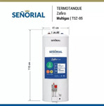 Termotanque Señorial Zafiro A Gas Tsz-85 85lts Conexión Sup