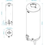 Termotanque Multigas Carga Superior De 120 Litros ESCORIAL