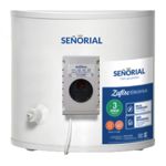 TERMOTANQUE ELECTRICO SEÑORIAL ZAFIRO 40 LTS TESZ-40 DE PIECOLGAR CONEXION SUPERIOR 230V