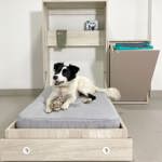 Cama Rebatible para Mascota con Comedero - 6000 HELSINKI