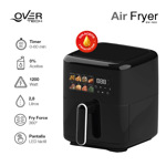 Freidora De Aire Overtech Ov-102 Air Fryer Sin Aceite 1200w 2.8 Litros