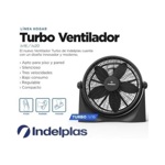 Ventilador Turbo Indelplas IV16 16 3 Vel