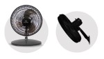 VENTILADOR DE PIE WBVP18M 18" 90W 3 VELOCIDADES IX WHITENBLACK